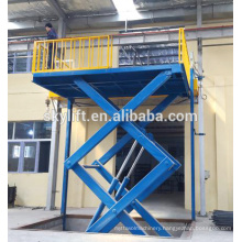 Stationary Hydraulic Goods Elevator Lift